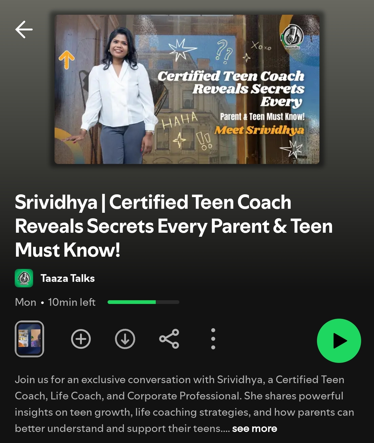 Spotify in Teen Parenting